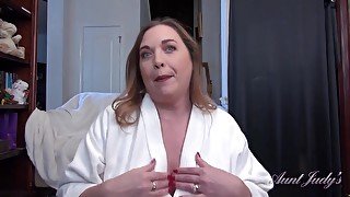 Your Busty Milf Step-aunt Denise Gives You A Handjob (pov) - Teaser Video