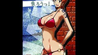 ONE PIECE - NAMI NEED BIG COCK FUCK HER TIGHT PUSSY (UNCENSORED)