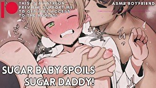 Sugar Baby Spoils Sugar Daddy! ASMR Boyfriend [M4F]