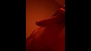 Teasing my Big Dick in Low Light