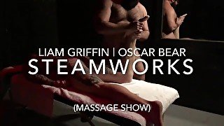 Oscar Bear live massage in Vancouver to Liam Griffin