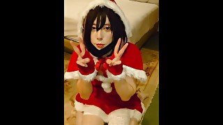 男の娘サンタガールの変態えちえちダンス&ちんシコオナニー【女装】【X'mas】【コスプレ】フルバージョンはマイファンズにて公開中♪