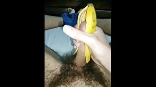 Masturbación con cáscara de plátano