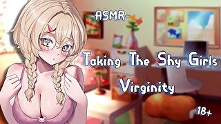 [ASMR][RolePlay] Taking The Shy Girls Virginity