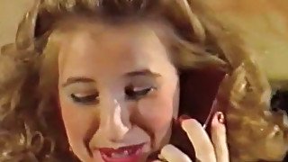 Naughty short haired European vintage chick rides dick with her asshole