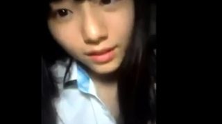 Attractive Korean girl's amateur self video