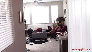 Stepmom caught camming