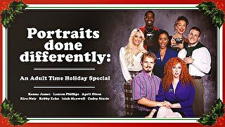 Portraits Done Differently: An Adult Time Holiday Special, Scene #01