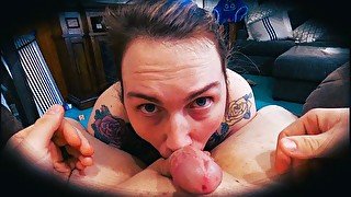 She Blow His Mind Perfectly Milking His Cock