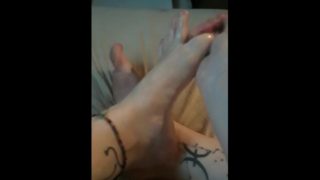 Oily foot massage