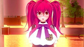 PASSIONATE SEX WITH STELLA VERMILLION 😍 RAKUDAI KISHI NO CAVALRY HENTAI