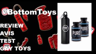 UNBOXING : THE GAY PILLs "PURE" for ANAL PLAY and Be Clean (BottomToys)