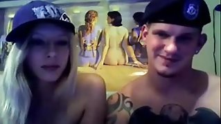 Blonde college girl Enjoy Blowjob To Her Man