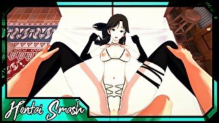 Kyouko Fujibayashi gets POV fucked in lingerie - The Irregular at Magic High School Hentai.