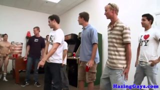 College frat hazing with amateur assfucked