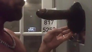 Thick BBC Busts Huge Load at Philly Gloryhole