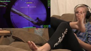 Fortnite with brittney amazing bare soles