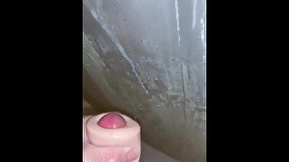 SOLO DOLO SHOWER JACK WITH TOY AND HUGE CUMSHOT