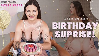 A Special Birthday Surprise - Huge Tits Virtual Girlfriend Hardcore With Taylee Wood