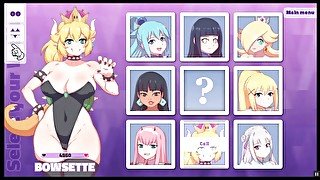 Waifu Hub [PornPlay Parody Hentai game] Bowsette couch casting - Part3