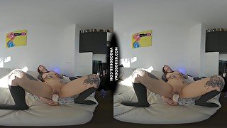 Gorgeous Cheri Masturbates With Fetish Dragon Dildo And Stretches Open Her Pussy With Fisting Toy