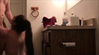 Hot college teen on real homemade has a great time