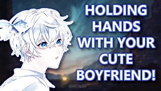 Holding Hands with your Cute Boyfriend(M4F)(ASMR)(CONSENSUAL hand h0lding!!!)(Wholesome)(Part 2)