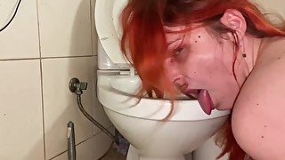 Toilet licking and humping