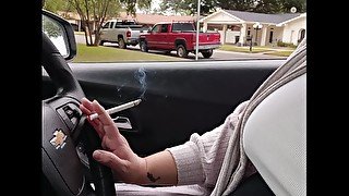 Hot milf driving