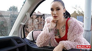 Sharlotte Thorne - In The Trailer 1 - Tattooed Alt-girl Streetwalker For Cash Vr