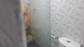 Big Ass Of Beautiful Bbw In The Shower