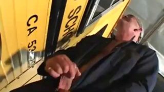 Teen fucks bus driver