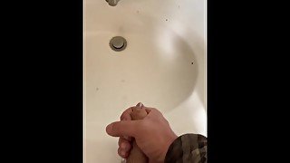 I cum in my best friends sink!