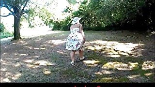 Peeing in a dress