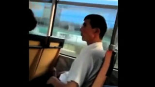 caught jerking off in the bus