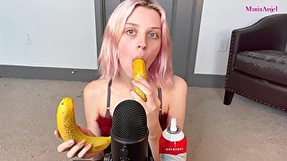 ASMR-Banana Sucking 2