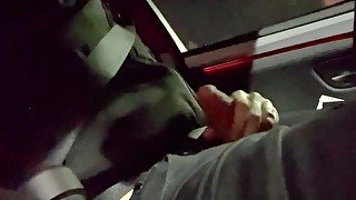 [Public Wank - No Load] Driving Through Town