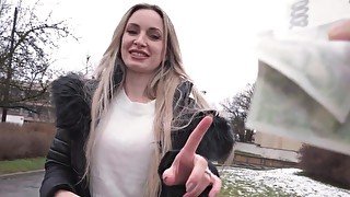 Married blonde finds a way to earn some serious money