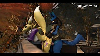 Lucario fucks Renamon