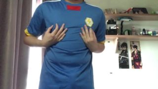 Inazuma Japan soccer jersey masturbation