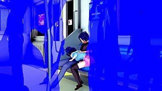 ミユキが電車で