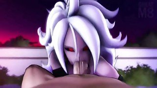 Slut Android 21 Will Suck All The Juices Out Of Your Dick, 3d Porn From The First