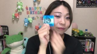 A cute Japanese sex toy shop clerk introduces the latest Japanese condoms