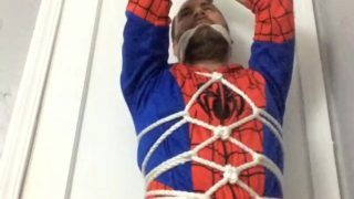 Spiderman Strung up