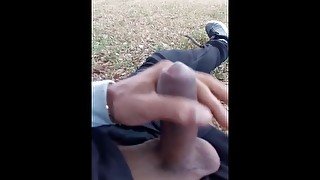 Park Fundidora Public Masturbating Alone