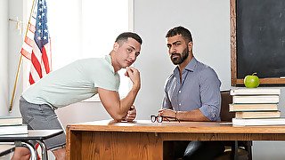 Hardcore anal pounding with hunk gays Adam Ramzi and Tristan Hunter