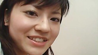 Rinako Hirasawa Asian model enjoys an anal sex game