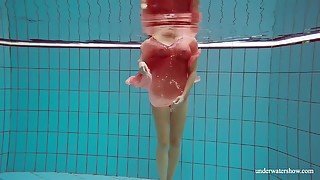 Polish Hot Shaped Deniska Swimming Nude