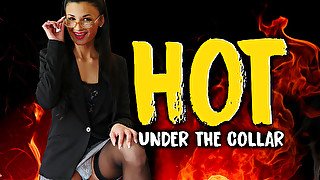 Hot under the collar starring Rosalina Rosa