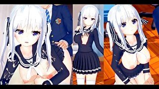 【エロゲーコイカツ！】VTuber 白音ゆき3DCG巨乳アニメ動画(バーチャルYoutuber)[Hentai Game Koikatsu! Yuki Shirane(Anime 3DCG Video